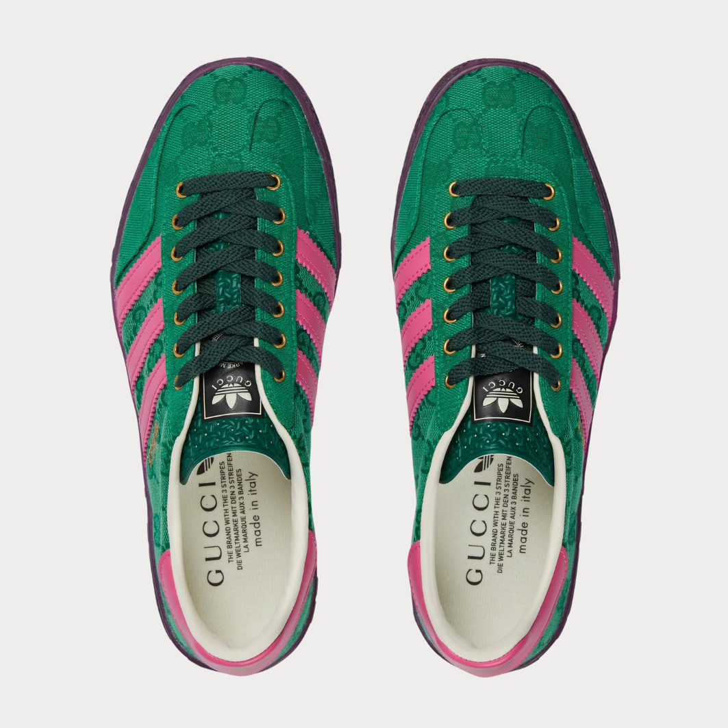 Adidas (WMNS) x Gucci Gazelle 'Green GG Monogram'
