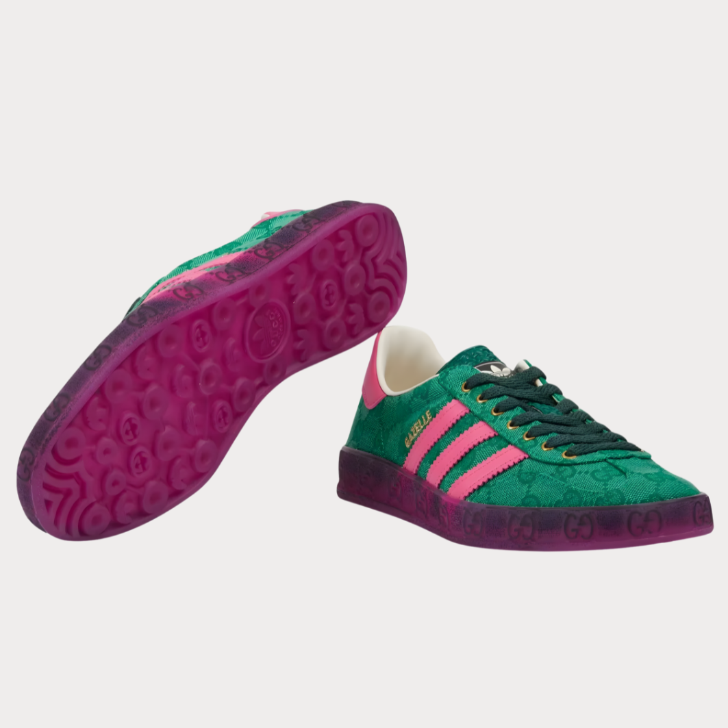 Adidas (WMNS) x Gucci Gazelle 'Green GG Monogram'